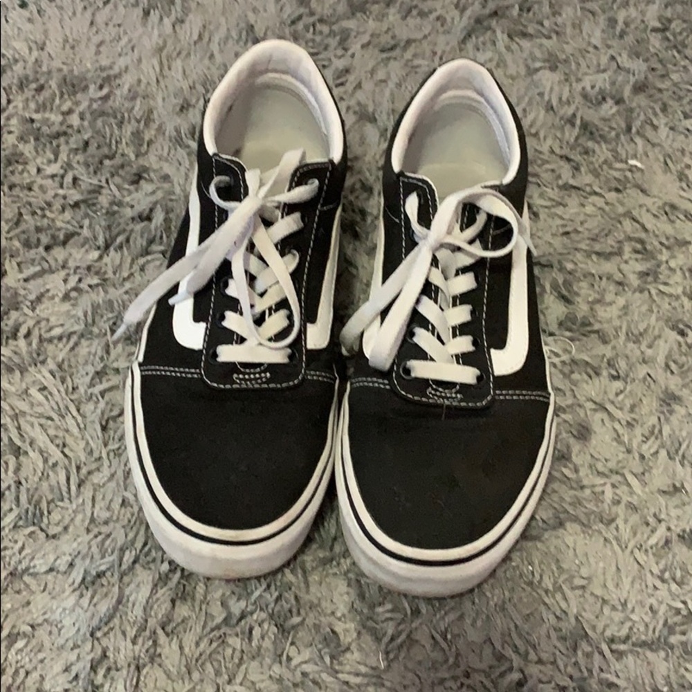 Platform old skoop style vans